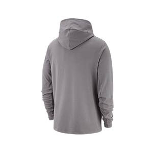 Sudadera Nike Atlético Tech Fleece Champions - Sudadera con capucha Nike de la Champions League del Atlético de Madrid - gris - trasera