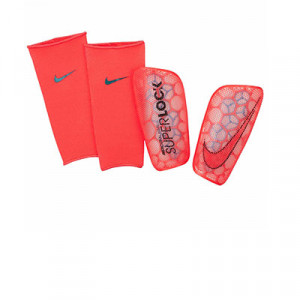 Nike Mercurial Flylite Superlock - Espinilleras de fútbol Nike con mallas - rosas - conjunto