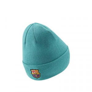 Gorro Nike Barcelona Beanie UCL - Gorro de invierno Nike del FC Barcelona - verde turquesa - trasera