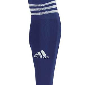 Medias sin pie adidas Team 18 - Medias de fútbol adidas Team 18 sin pie - Azul Marino - frontal