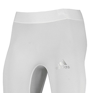 Malla compresiva adidas Alphaskin - Malla corta entrenamiento compresiva adidas Alphaskin - Blanco - frontal