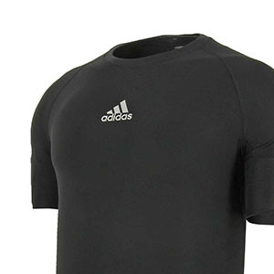 Camiseta adidas AlphaSkin - Camiseta compresiva manga corta adidas - Negro - frontal