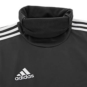 Sudadera cuello alto adidas Tiro 19 - Sudadera de entrenamiento cuello alto adidas Tiro 19 - negra - detalle cuello