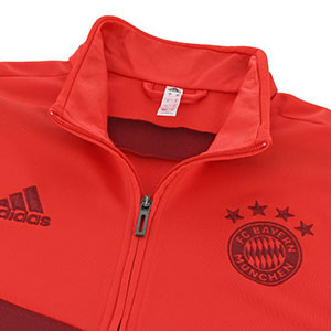 Chándal adidas Bayern 2019 2020 - Chándal adidas Bayern de Múnich 2019 2020 - rojo y azul marino - detalle cuello