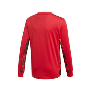 Camiseta adidas Alemania portero niño 19 2020 - Camiseta infantil de manga larga de portero selección alemana 2019 2020 - roja - trasera