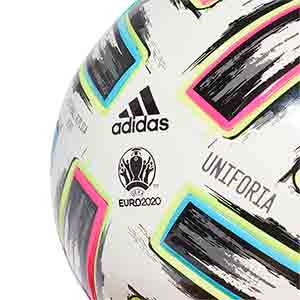 Balón adidas Uniforia talla mini - Balón mini de fútbol adidas de la Eurocopa 2020 talla mini - blanco - detalle