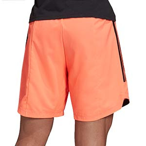 Short adidas Condivo 20 - Pantalón corto de entrenamiento de fútbol adidas - naranja - trasera