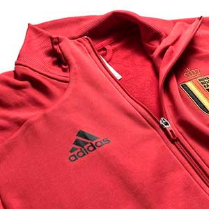 Chándal adidas Bélgica niño 2019 2020 - Conjunto de chándal infantil adidas de la selección belga 2019 2020 - rojo y negro - detalle