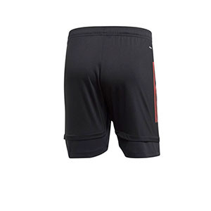 Short adidas Bélgica entreno 2019 2020 - Pantalón corto de entrenamiento selección belga 2019 2020 - negro - trasera