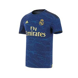 Camiseta adidas Madrid 2a Vinícius 2019 2020 - Camiseta Vinícius Júnior adidas segunda equipación Real Madrid 2019 2020 - azul marino - frontal