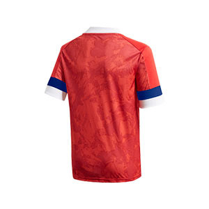 Camiseta adidas Rusia 2019 2020 - Camiseta infantil primera equipación selección rusa 2019 2020 - roja - trasera