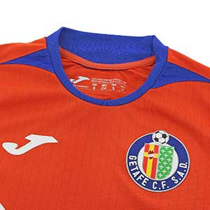 Camiseta Joma 2a Getafe 2019 2020 - Camiseta Joma segunda equipación Getafe 2019 2020 - naranja - detalle cuello