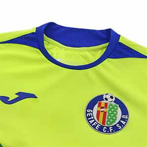 Camiseta Joma 3a Getafe 2019 2020 - Camiseta Joma tercera equipación Getafe 2019 2020 - amarilla - detalle cuello