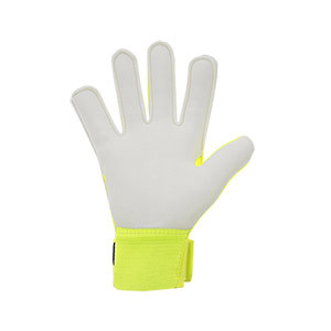 Nike GK Match Jr - Guantes de portero infantiles Nike corte flat - amarillos flúor - trasera