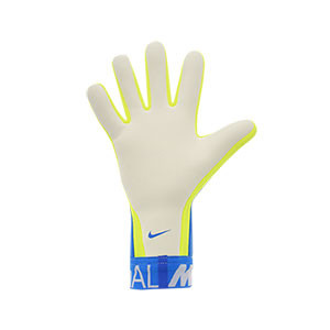 Nike GK Mercurial Touch Victory - Guantes de portero Nike corte negativo - azul celeste - trasera