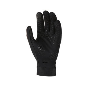 Guantes térmicos Nike Hyperwarm Academy - Guantes térmicos de jugador para el invierno Nike - negros - trasera