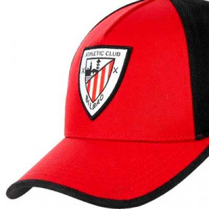 Gorra New Balance Athletic Club Elite - Gorra New Balance Atheltic Club de Bilbao 2019 2020 - roja y negra - frontal