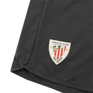 Short New Balance Athletic Club entreno 19 2020 - Pantalón corto entrenamiento New Balance Athletic Club Bilbao 2019 2020 - negro - detalle escudo