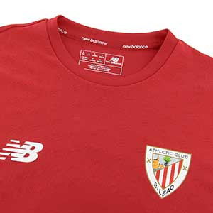 Camiseta New Balance Athletic pre-match 19 2020 - Camiseta pre partido New Balance Atheltic Club 2019 2020 - roja - detalle cuello