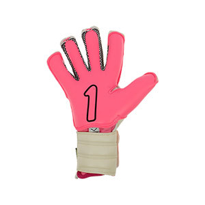 Rinat Egotiko Quantum Pro - Guantes de portero Rinat corte Negative-Roll - blancos y rosas - trasera