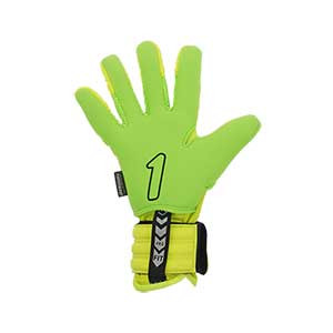 Rinat The Boss Pro - Guantes de portero Rinat corte negativo - amarillos y verdes - trasera