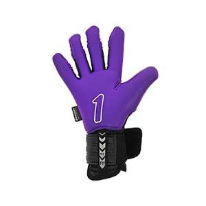 Rinat The Boss Pro - Guantes de portero Rinat corte negativo - lilas y negros - trasera