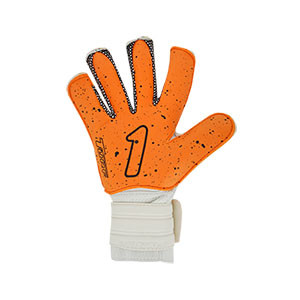 Rinat Egotiko Quantum Turf - Guantes de portero césped artificial Rinat corte Negative-Roll- blancos y naranjas - trasera