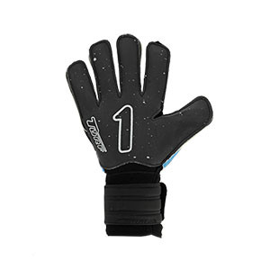 Rinat Kancerbero Quantum Turf - Guantes de portero infantiles césped artificial Rinat corte Ergonómico - azules - trasera