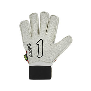 Rinat Kraken Speckter Training Turf - Guantes de portero infantiles césped artificial Rinat corte flat - rojos y blancos - trasera