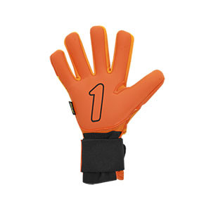 Rinat The Boss Alpha - Guantes de portero infantiles Rinat corte negativo - naranjas - trasera