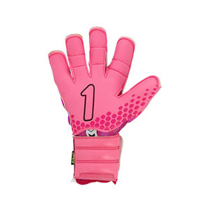 Rinat Asimetrik Hunter Pro - Guantes de portero profesionales Rinat corte Ergo-Roll - rosas - trasera