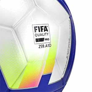 Nike Ordem V Premier League 17/18 - Balón de fútbol Nike profesional Premier League 2017 - 2018 - Blanco / Azul - detalle