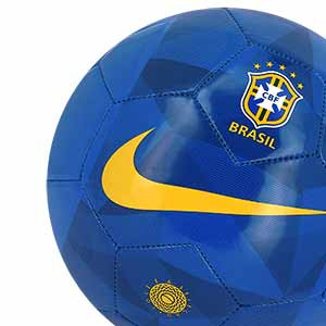 Balón Brasil Nike Prestige 2018 - Balón oficial talla 5 de la selección brasileña 2018 Nike Prestige - Azul - detalle