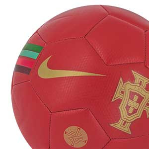 Balón Portugal Nike Prestige 2018 - Balón oficial talla 5 de la selección portuguesa 2018 Nike Prestige - Rojo - trasera