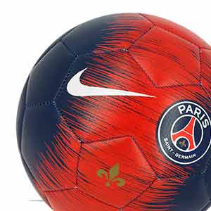 Balón Nike Prestige PSG Talla 5 - Balón de fútbol Nike PSG Prestige talla 5 - azul marino y rojo - detalle