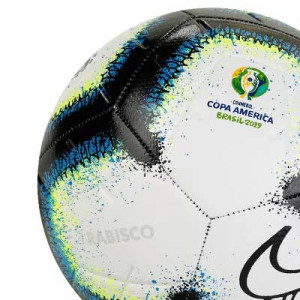 Balón Nike Copa América 2019 Strike Rabisco Talla 5 - Balón de fúbtol Nike de la Copa América 2019 Talla 5 - blanco y azul - frontal