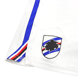 Short Joma Sampdoria 2019 2020 - Pantalón corto primera equipación Sampdoria 2019 2020 - blanco - detalle escudo