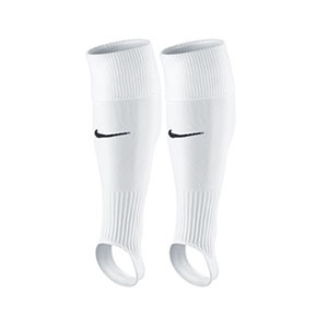 Medias Nike sin pie Stirrup - Medias de fútbol Nike Stirrup Game III sin pie - Blanco - frontal