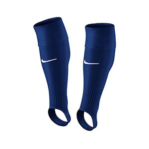 Medias Nike sin pie Stirrup - Medias de fútbol Nike Stirrup Game III sin pie - Azul Marino - frontal