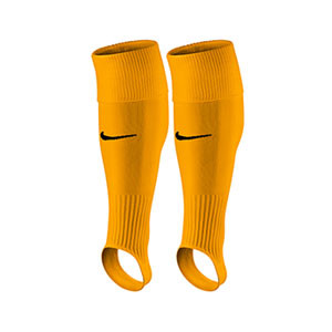 Medias Nike sin pie Stirrup - Medias de fútbol Nike Stirrup Game III sin pie - Amarillas - frontal