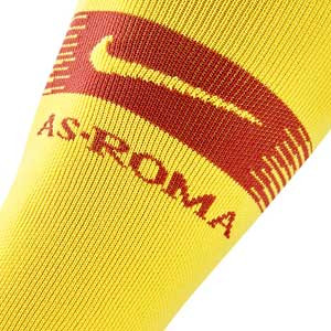 Medias AS Roma Stadium OTC 18 - 19 - Medias oficiales primera equipación AS Roma 2018 - 2019 - Dorado - detalle