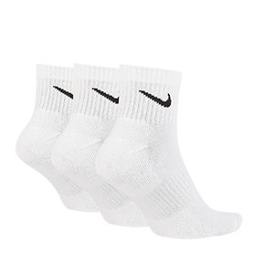 Pack calcetines tobilleros Nike Everyday Cushion Ankle 3p - Pack de 3 calcetines Nike Everiday Cushion tobilleros - blancos - trasera