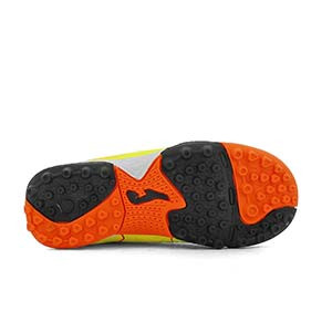 Joma Tactil Jr 911 TF - Zapatillas multitaco con velcro para niño Joma - amarillas flúor - suela