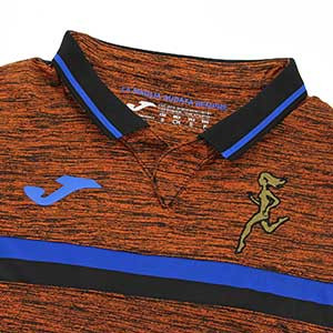 Camiseta Joma 3a Atalanta 2019 2020 - Camiseta Joma tercera equipación Atalanta 2019 2020 - naranja - Detalle cuello