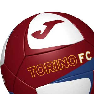 Balón Joma Torino talla 5 - Balón de fútbol Joma Torino 2019 2020 talla 5 - granate y blanco - frontal