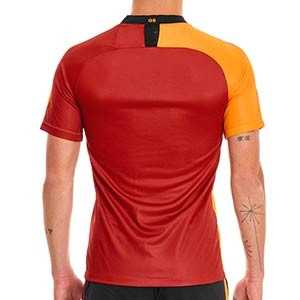 Camiseta Nike Galatasaray Stadium 2019 2020 - Camiseta Nike primera equipación Galatasaray 2019 2020 - granate y naranja - trasera