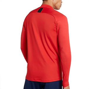 Sudadera Nike PSG entreno Strike 2019 2020 - Sudadera entreno Nike PSG 2019 2020 - roja - trasera