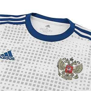 Camiseta adidas segunda Rusia 17-18 - Camiseta adidas segunda Rusia 2018 - detalle