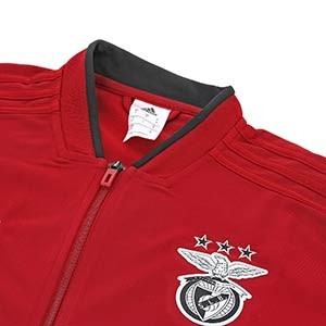 adidas chándal Benfica 18 19 - Chándal SL Benfica 2018 2019 - rojo y negro - detalle cuello