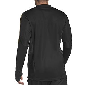 Sudadera adidas Real Madrid entreno 2019 2020 - Sudadera entrenamiento adidas Real Madrid 2019 2020 - negra - trasera